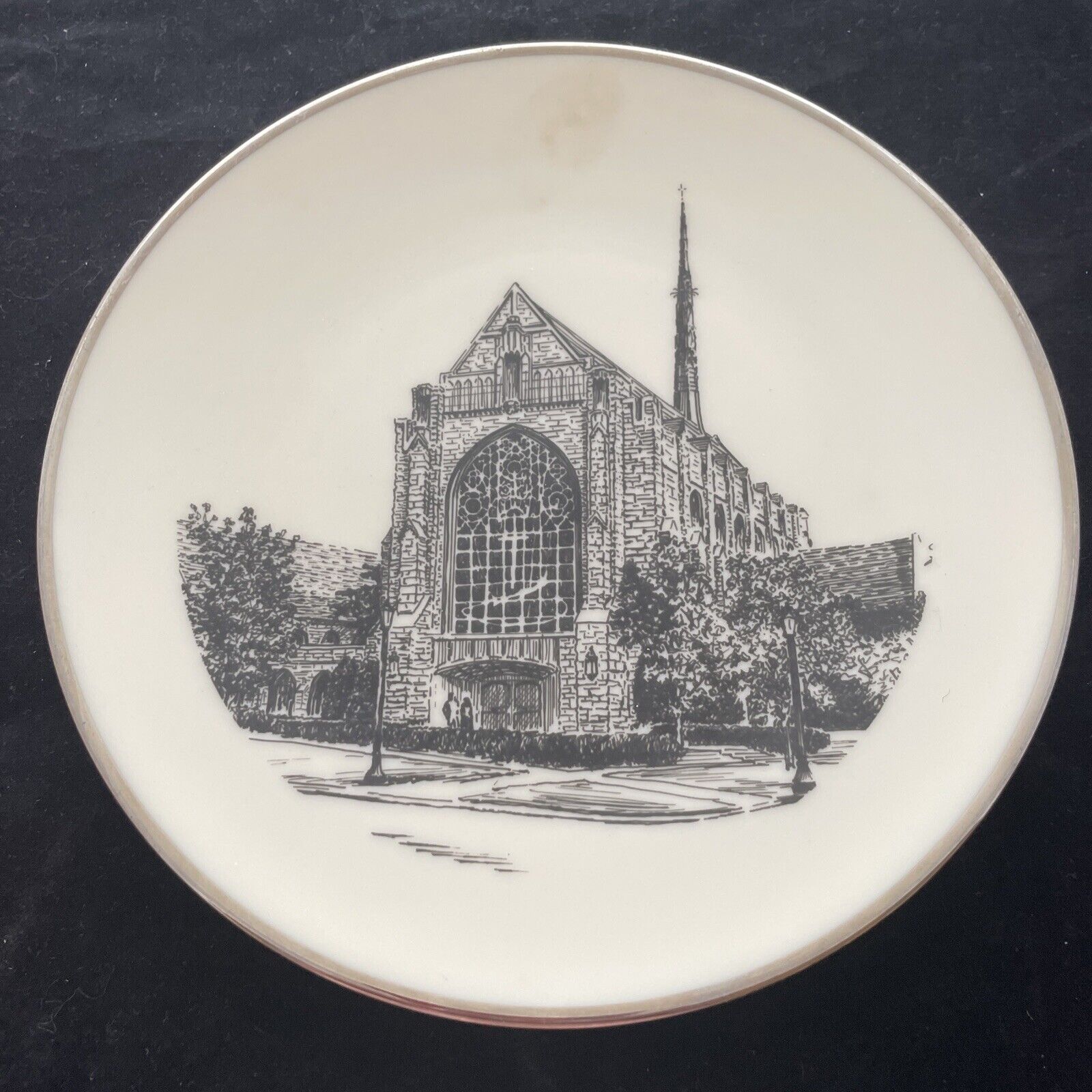 Northwestern University Plate Alice Miller Chapel 1978  8\