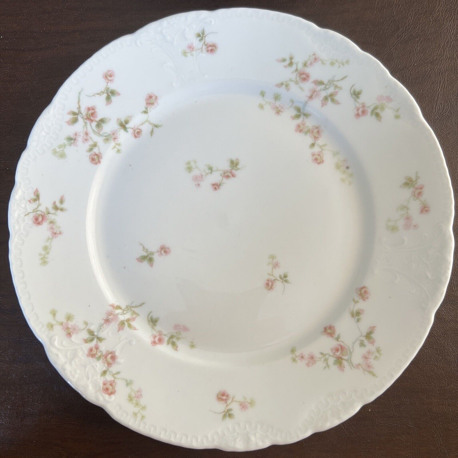 Limoges TH Pink Roses, Harrison Rose? Dinner Plate 9.75” Beautiful