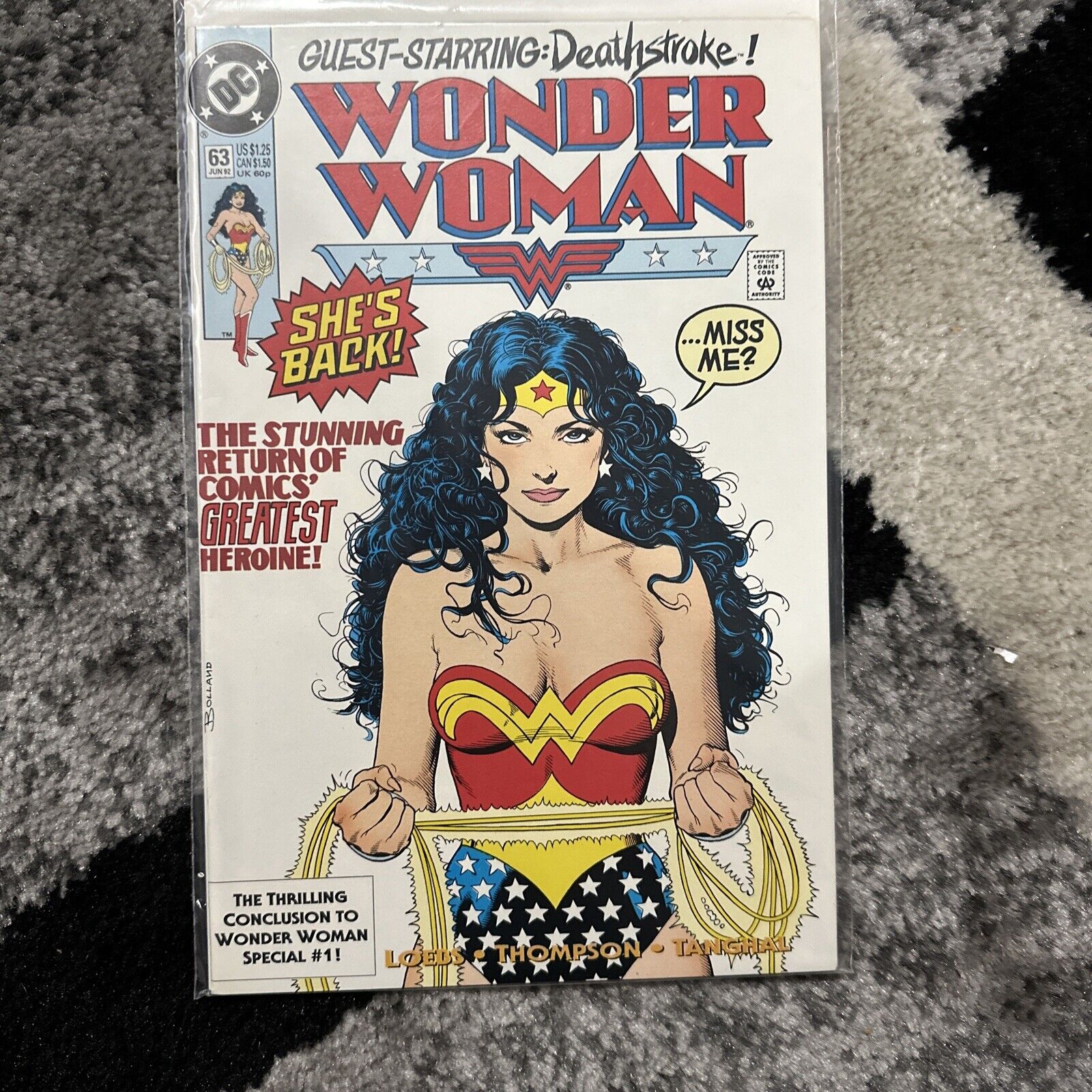 Wonder Woman #63 Guest Starring Deatg Stroke