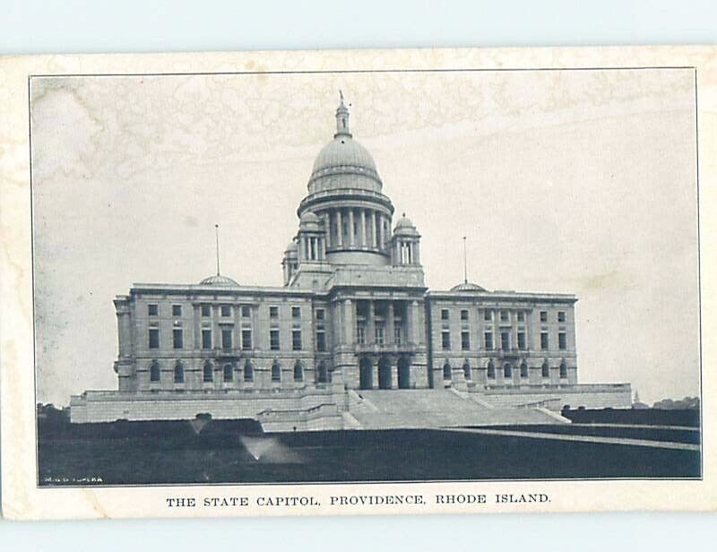 W-Border STATE CAPITOL BUILDING Providence Rhode Island RI : clearance G2206