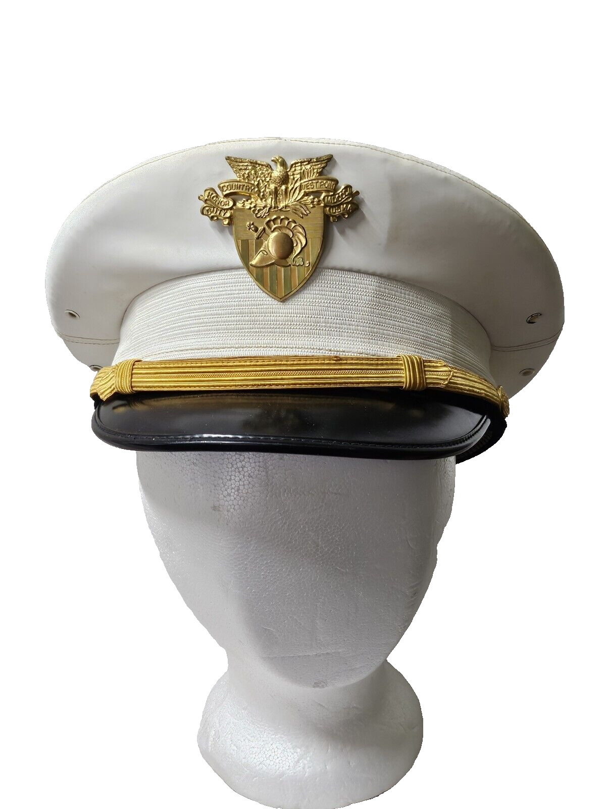 Vintage WEST POINT Cadet White Dress Military Hat *Collectors Item*