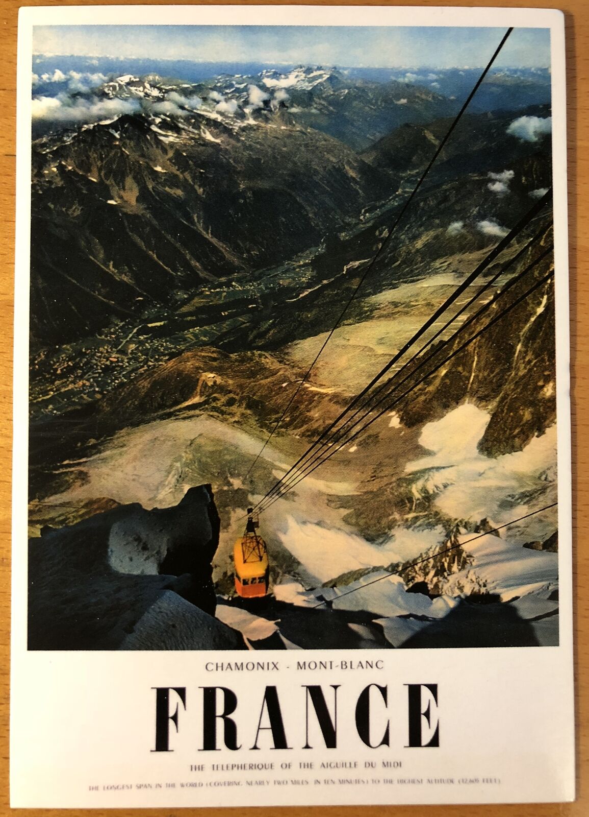 Chamonix - Mont Blanc / France  Size: 10x15cm POSTCARD