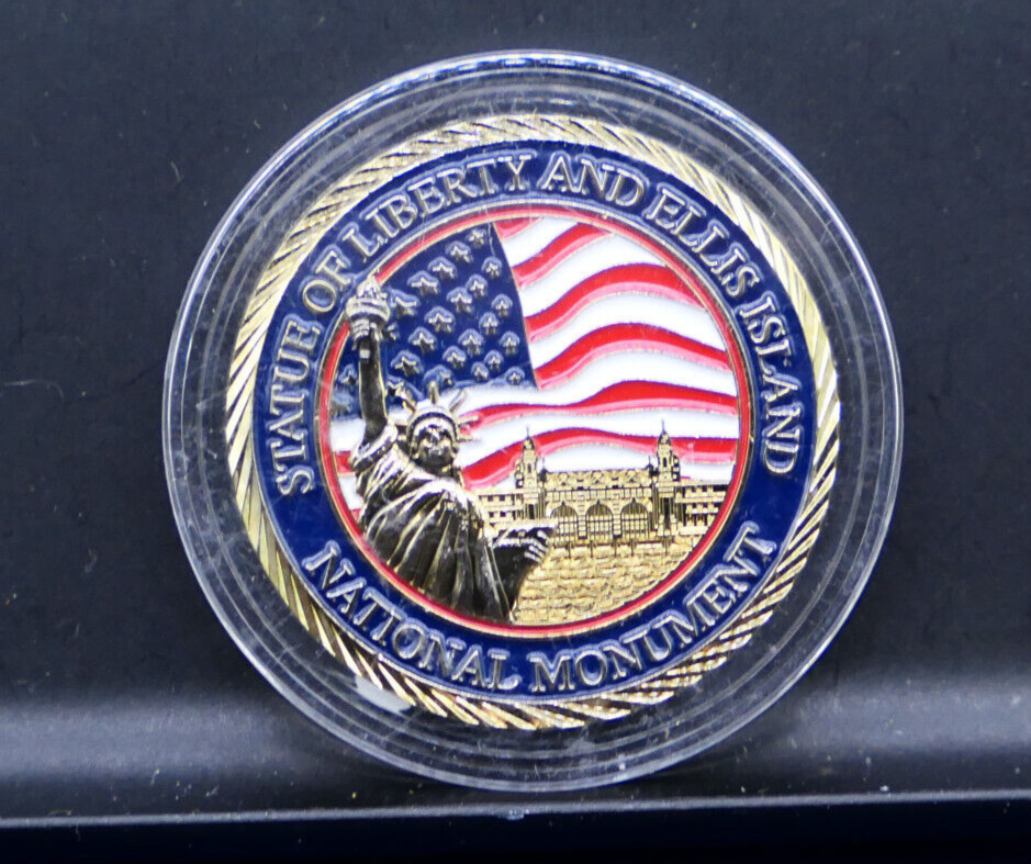 NATIONAL MONUMENT GATEWAY TO AMERICA CHALLENGE COIN