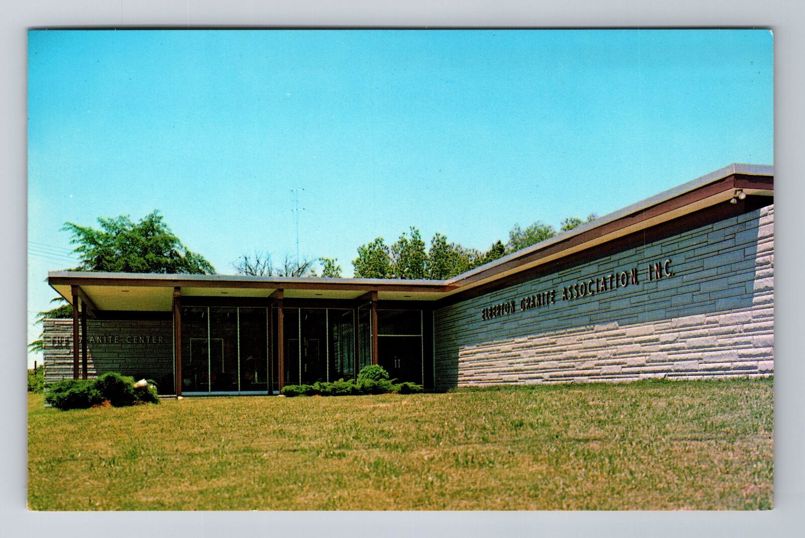 Elberton GA-Georgia, The Granite Center, Antique, Vintage Postcard