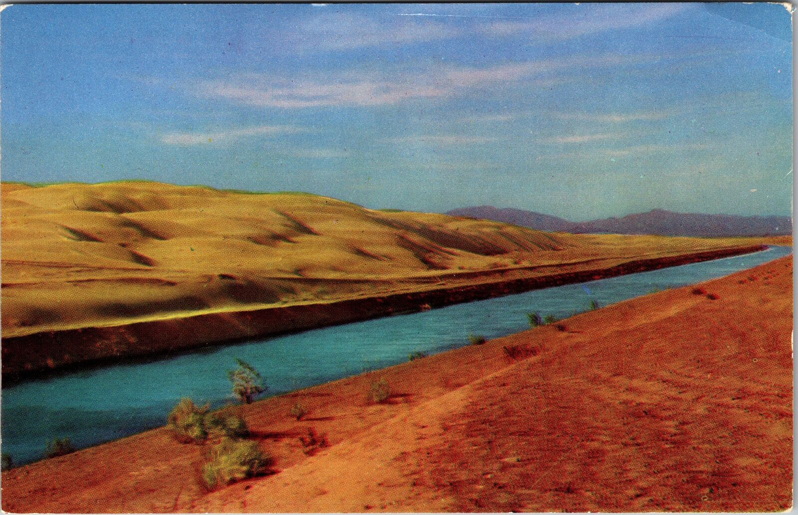 AZ-Arizona, The All-American Canal, Scenic View, Vintage Postcard