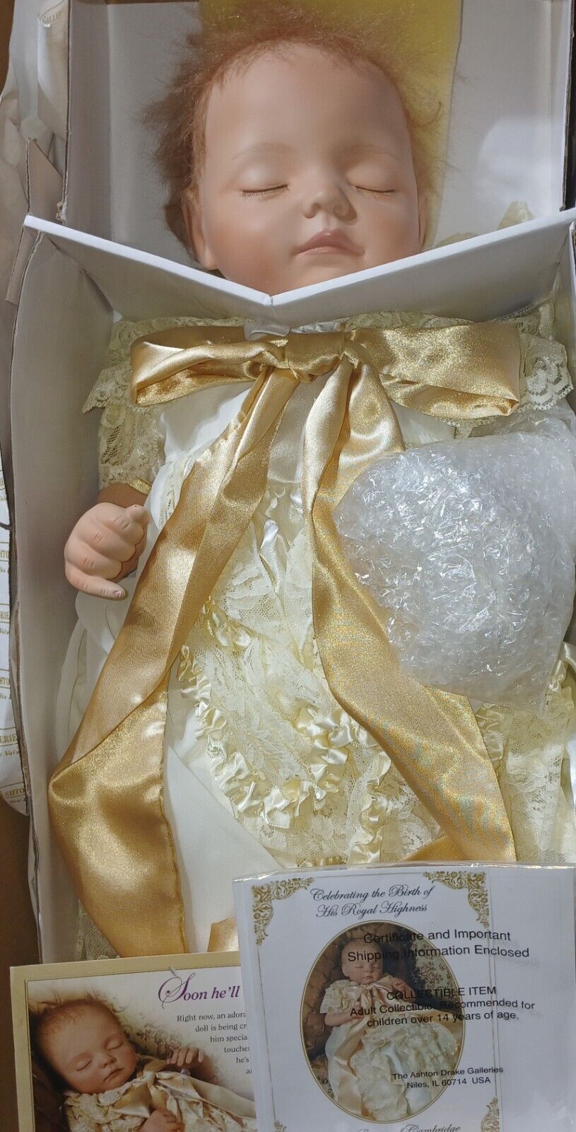 His Royal Highness Prince George Of Cambridge Commemorative Doll. 