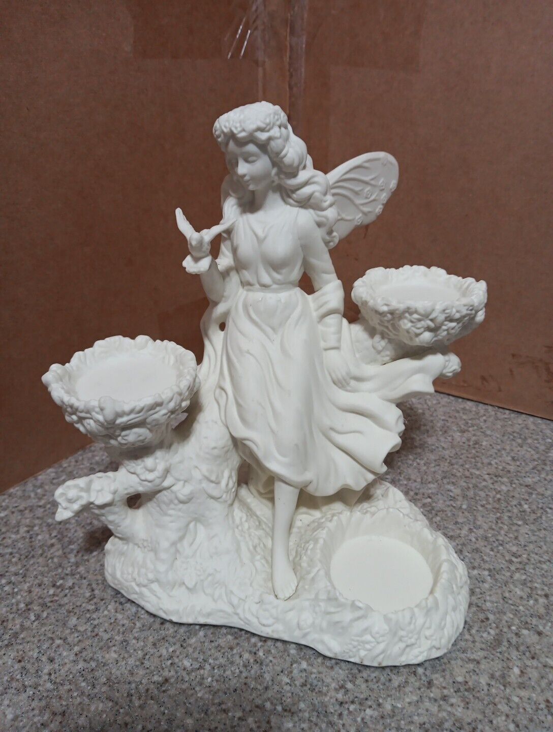 PartyLite P7298 Ariana\'s Garden Fairy Statue Tea Light Candle Holder Figurine