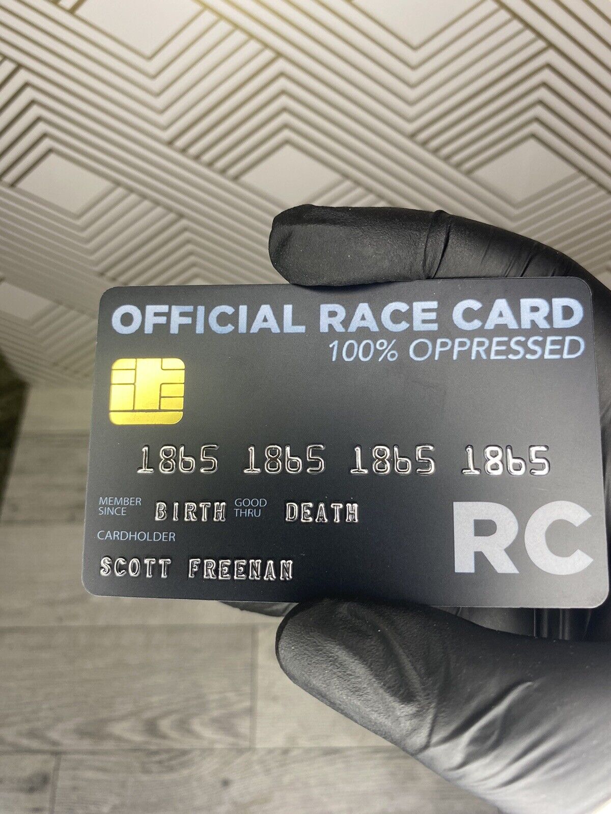 OFFICIAL RACE CARD  (Joke Novelty Card) Ships out Same day or Next day