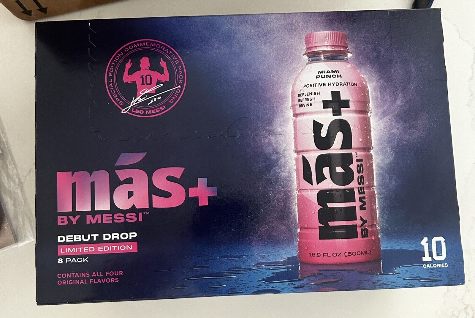 Más+ By Messi Commemorative Launch Pack Limited Edition Drink (Same Day Ship)