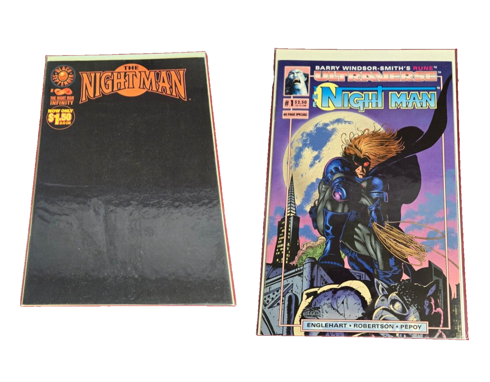 Ultraverse Malibu Comics The Night Man Comic Books 1993-1995