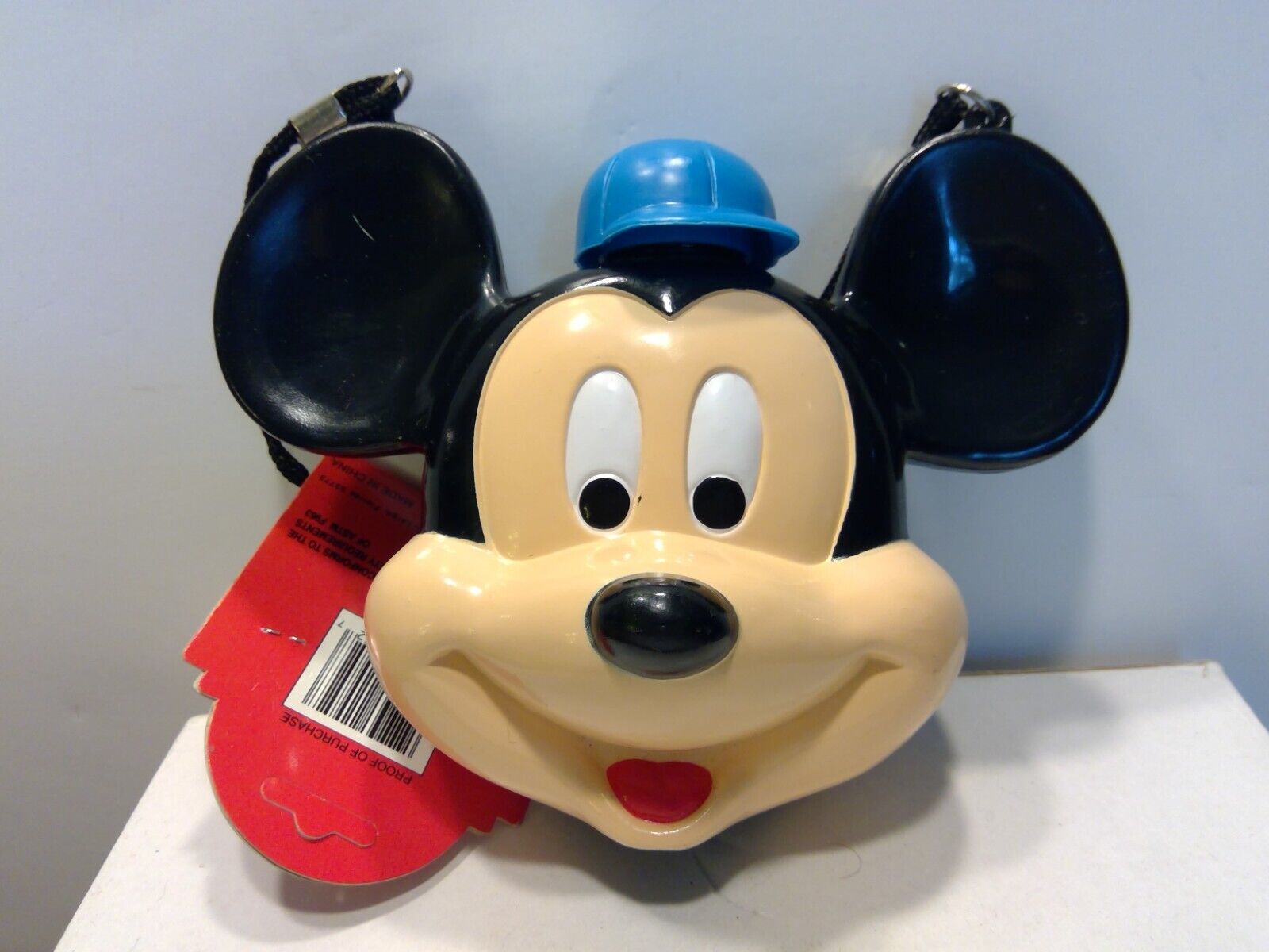 Vintage Walt Disney Mickey Mouse Head Plastic Canteen - NWT