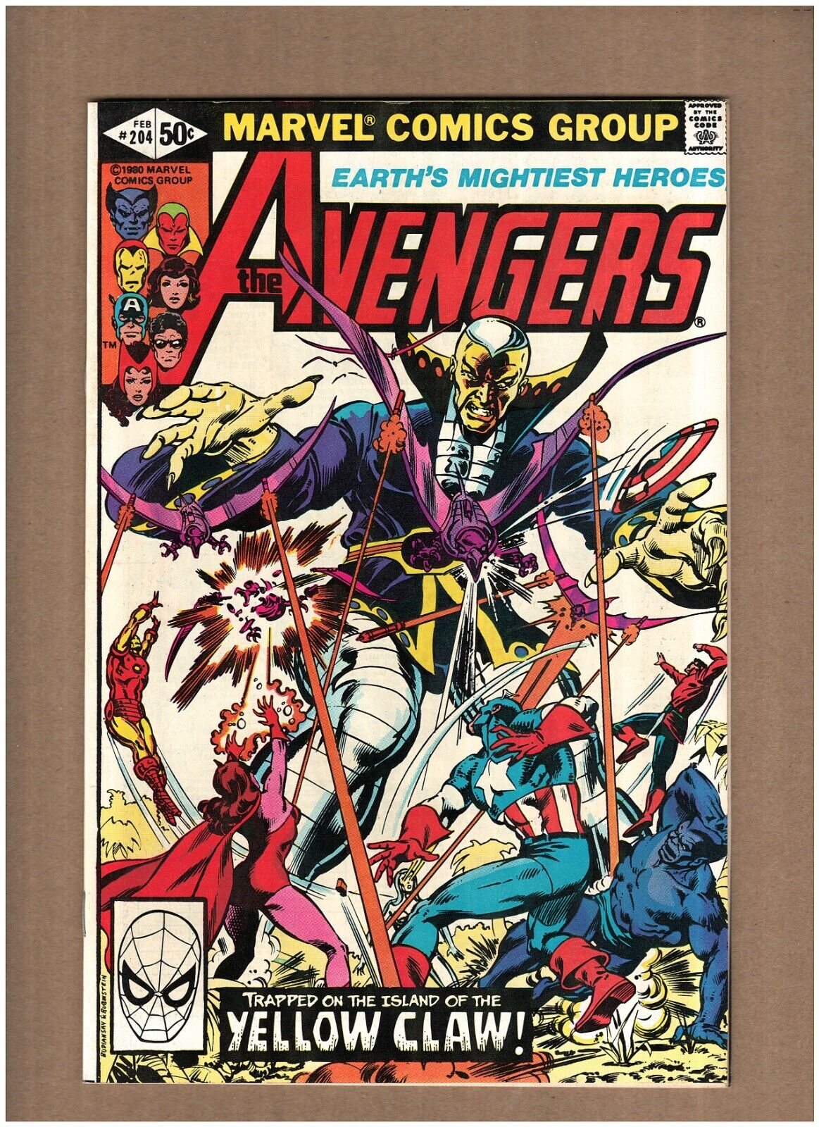 Avengers #204 Marvel Comics 1981 Iron Man Beast Captain America VF/NM 9.0
