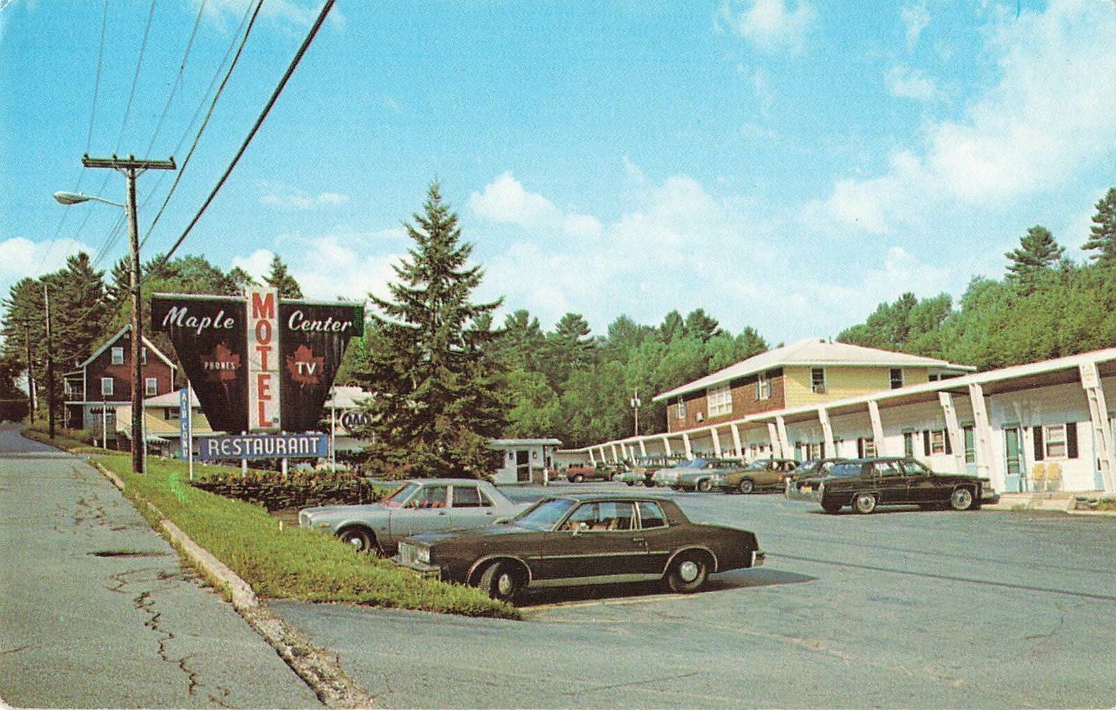 Vintage Postcard Maple Center Motel AAA St Johnsbury Vermont color photo luxuxry