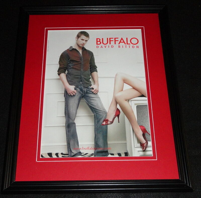 2006 Buffalo Jeans David Bitton Framed 11x14 ORIGINAL Advertisement