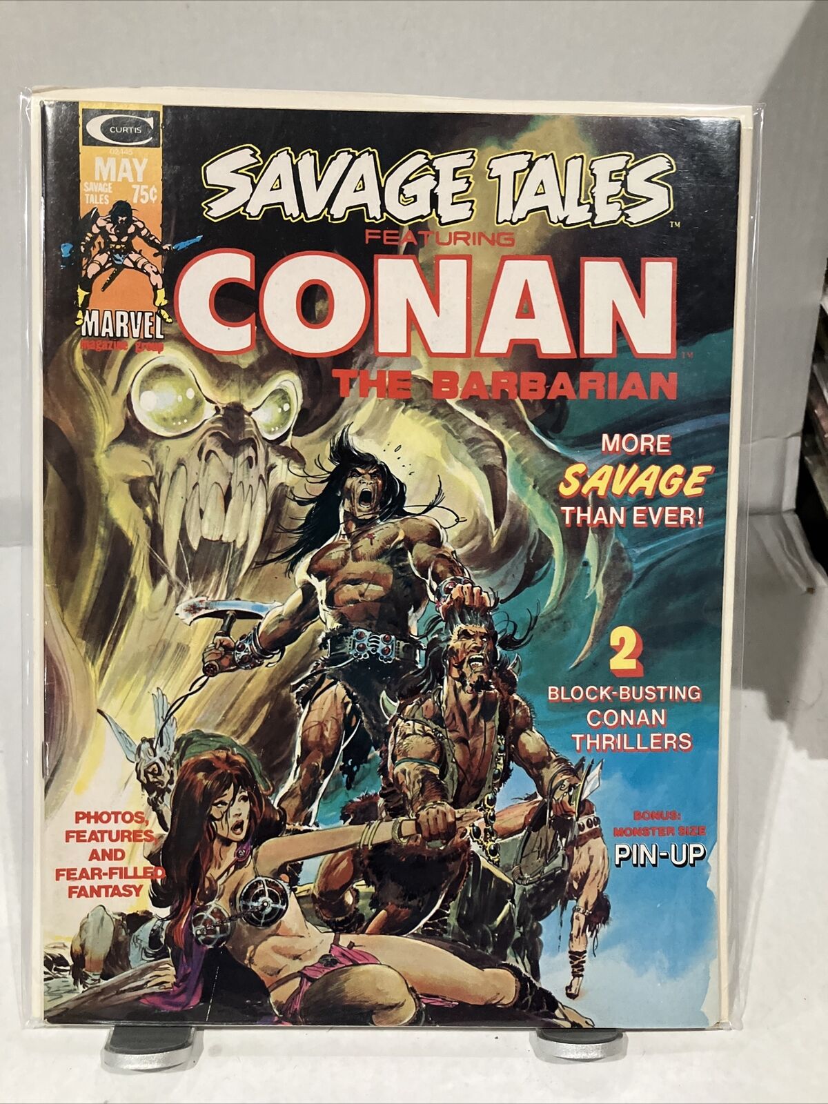 1974 MAY VOL 1 ISSUE 4 SAVAGE TALES FEATURING CONAN THE BARBARIAN COMIC