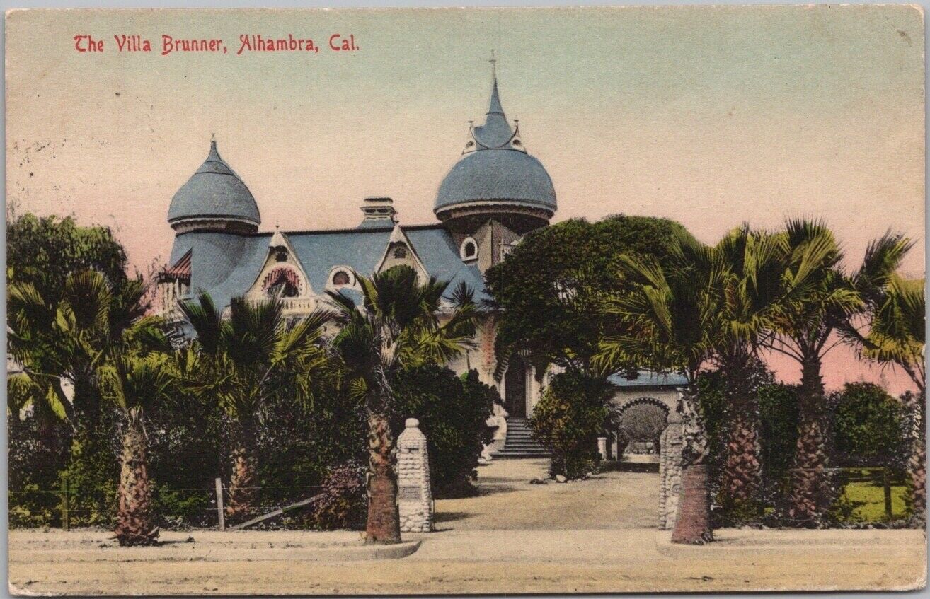 ALHAMBRA California Postcard 