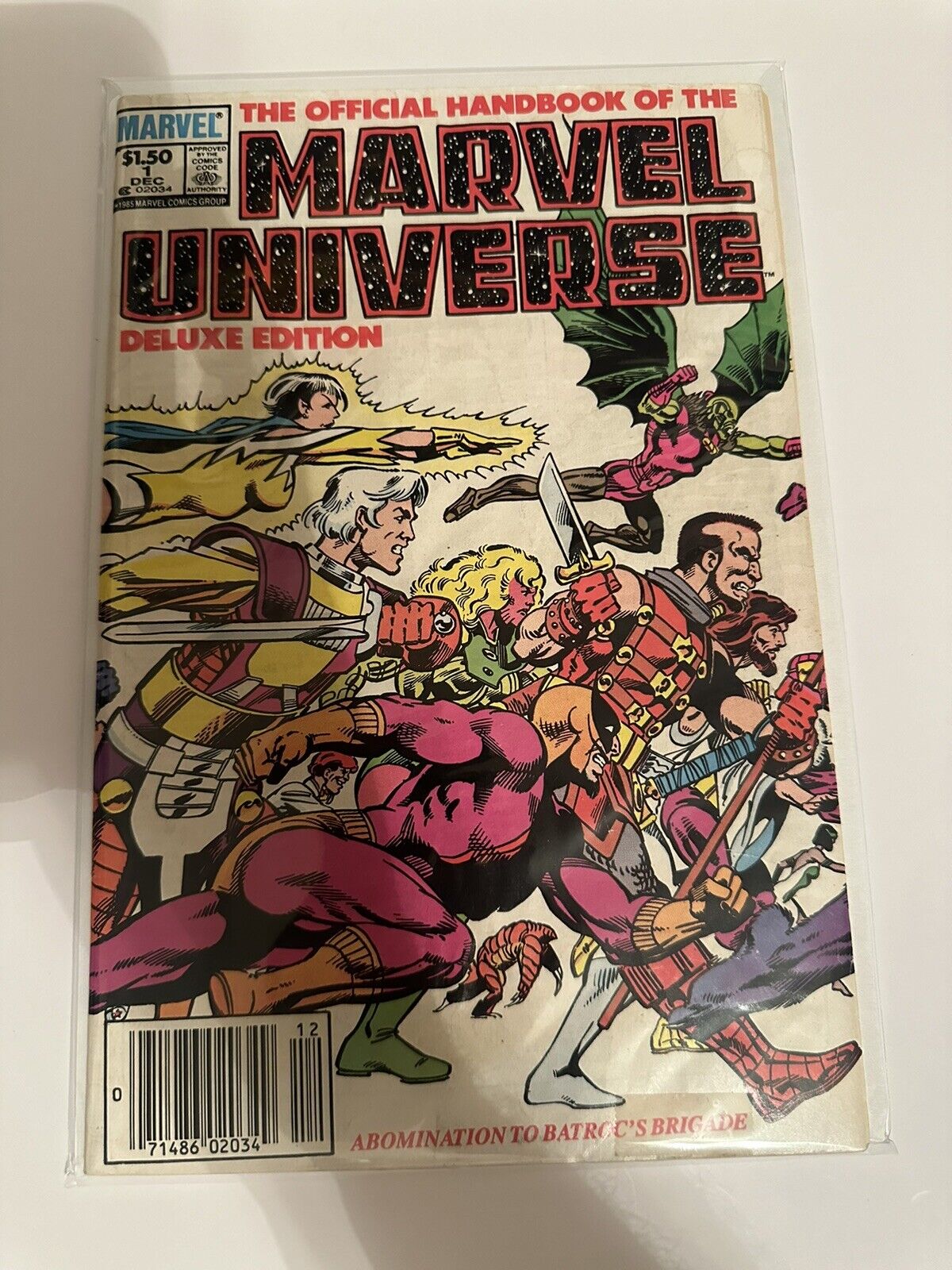 Official Handbook Of The Marvel Universe Deluxe #1-11 1985