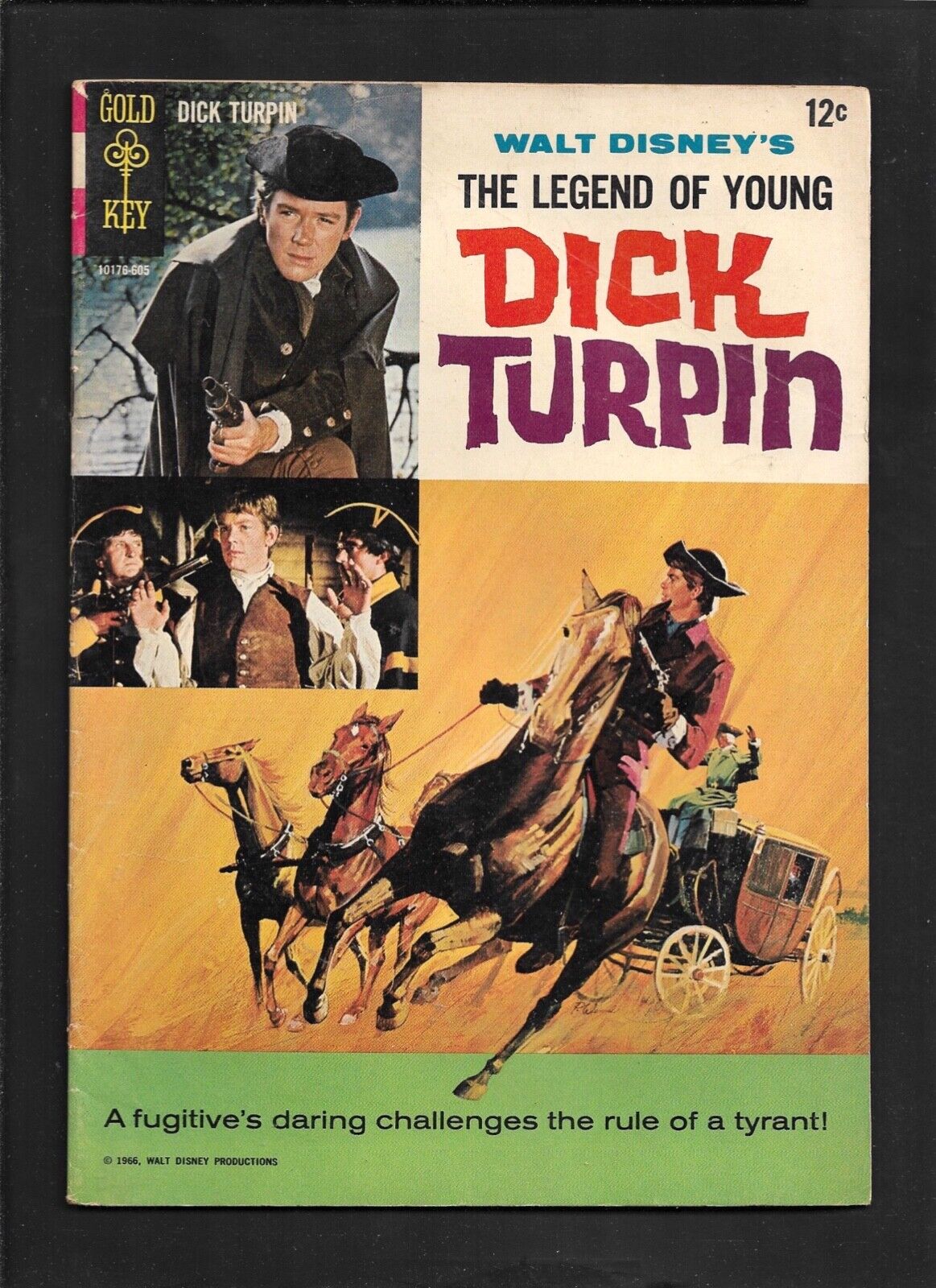Walt Disney's The Legend of Young Dick Turpin #1 (1966): One-Shot Silver Age FN