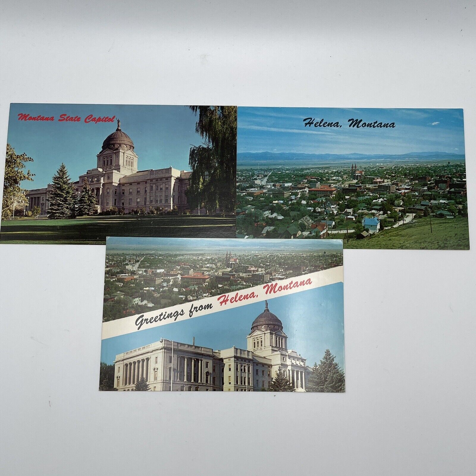 Helena Montana Postcards Unused Unposted Lot of 3 Vintage Buildings Capital
