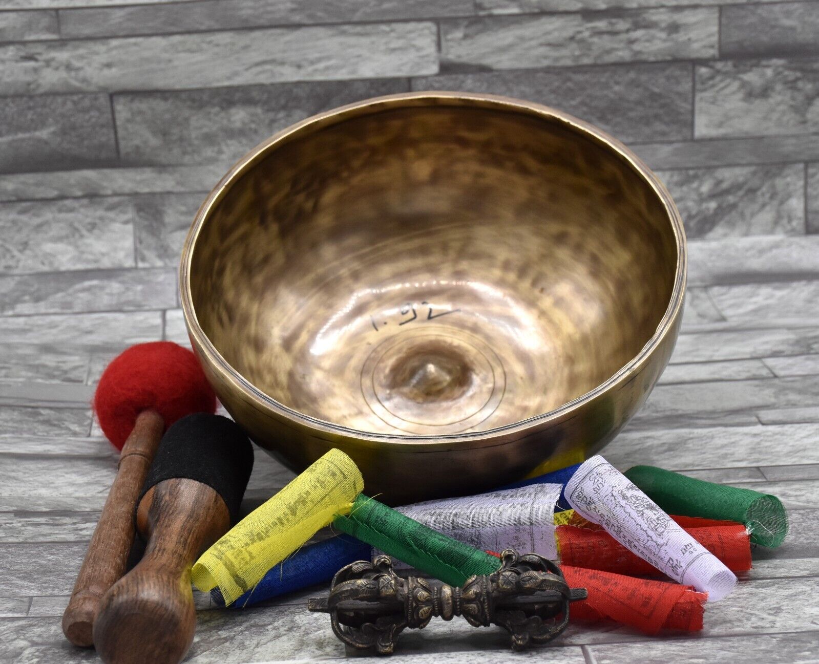 10 inches Lingam Bowl-Handmade Lingam Bowl-Deep Long Sound Vibration Lingam Bowl