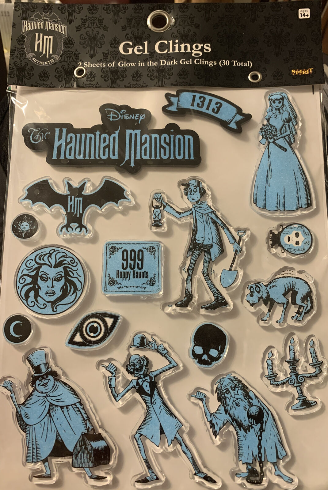 Disney’s Haunted Mansion Gel Clings: 30 Count