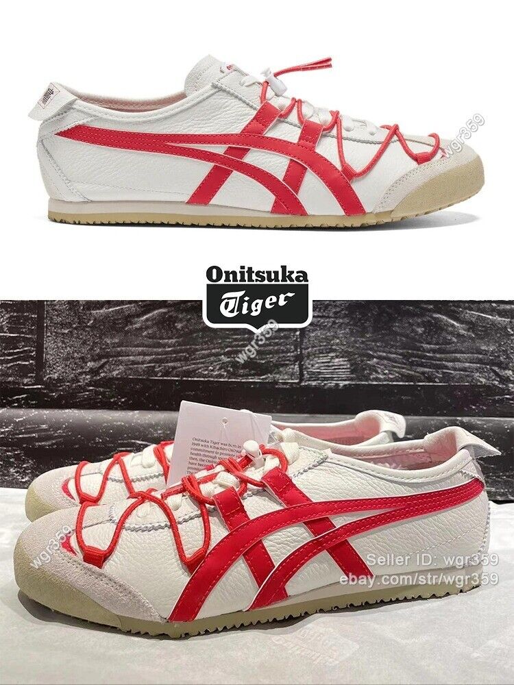 2024 Onitsuka Tiger MEXICO 66 'Year of the Dragon' Shoes White/Red 1183C216-100