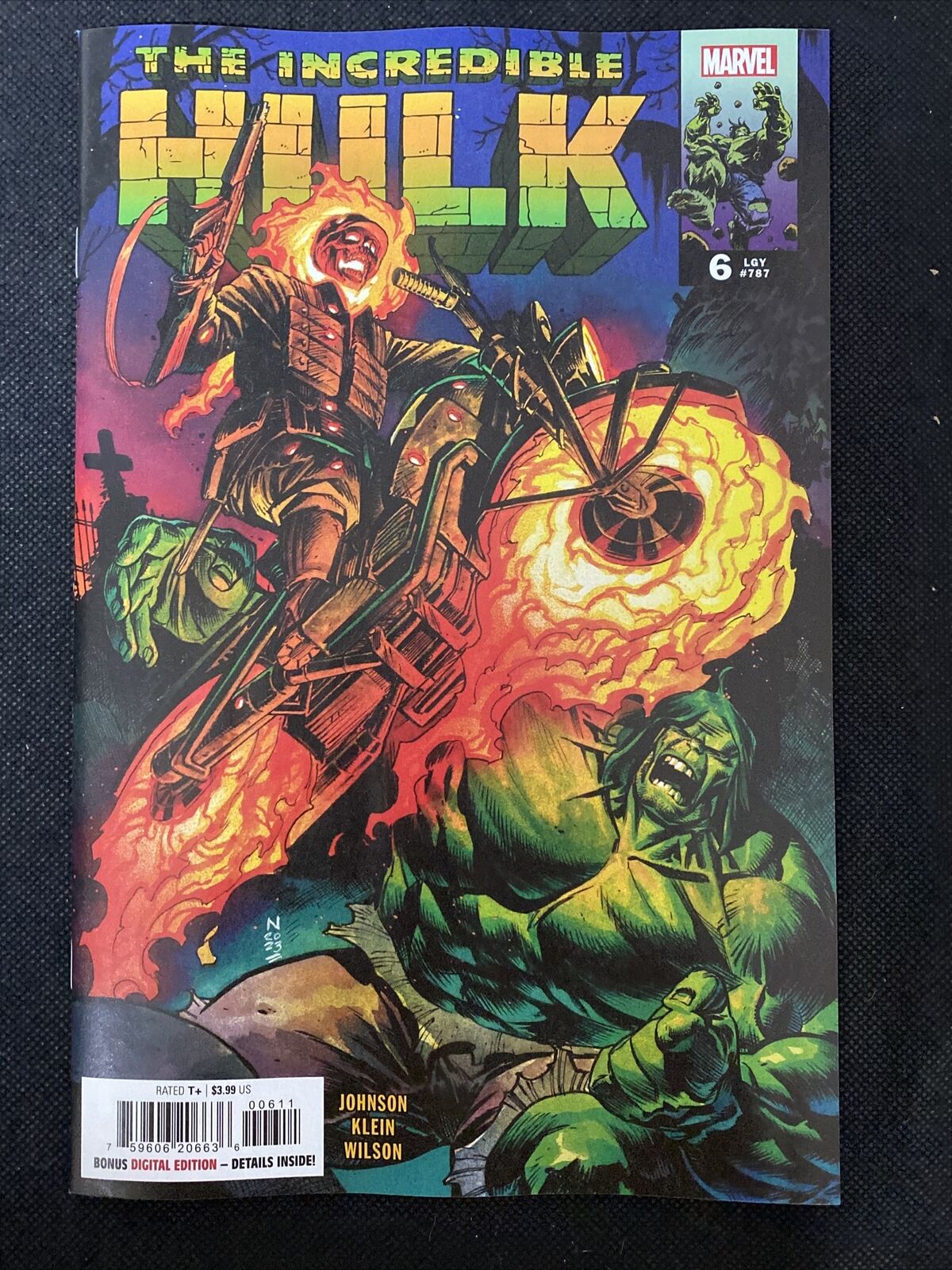 Incredible Hulk #6 (Marvel 2023) Cove A * NM * 1st App New WWII Ghost Rider