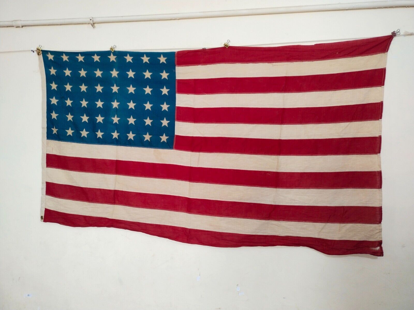 vintage gorgeous American USA flag united states' 48 stars item951