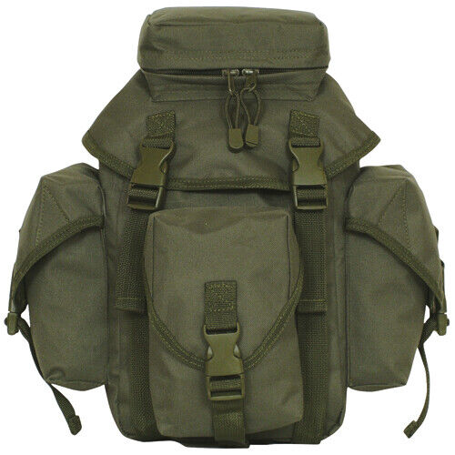 NEW Tactical Military Style Recon Mission 6 Compt MOLLE Butt Pack OD OLIVE GREEN