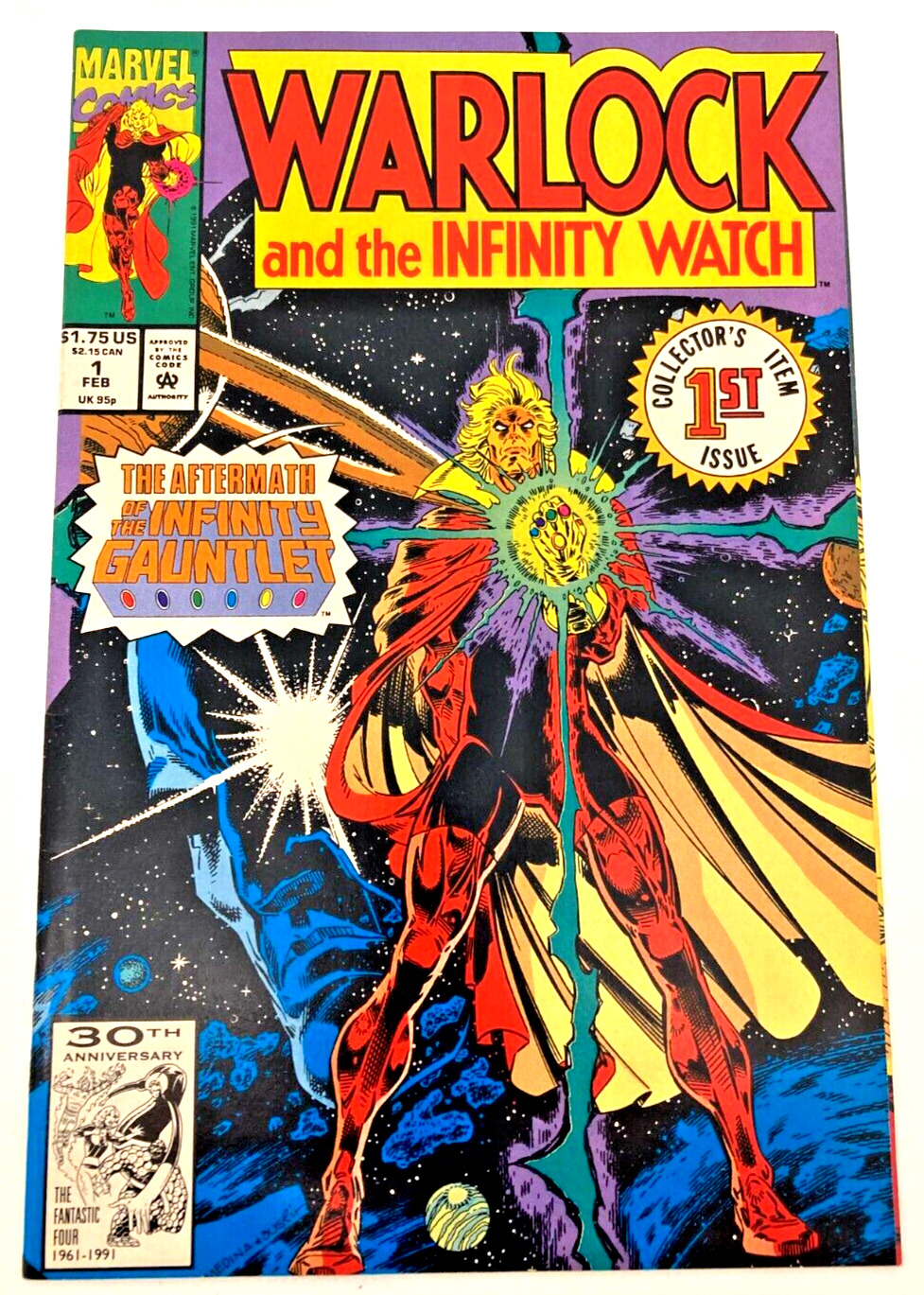 Warlock and the Infinity Watch 1 (1992 Marvel) Jim Starlin VF/NM