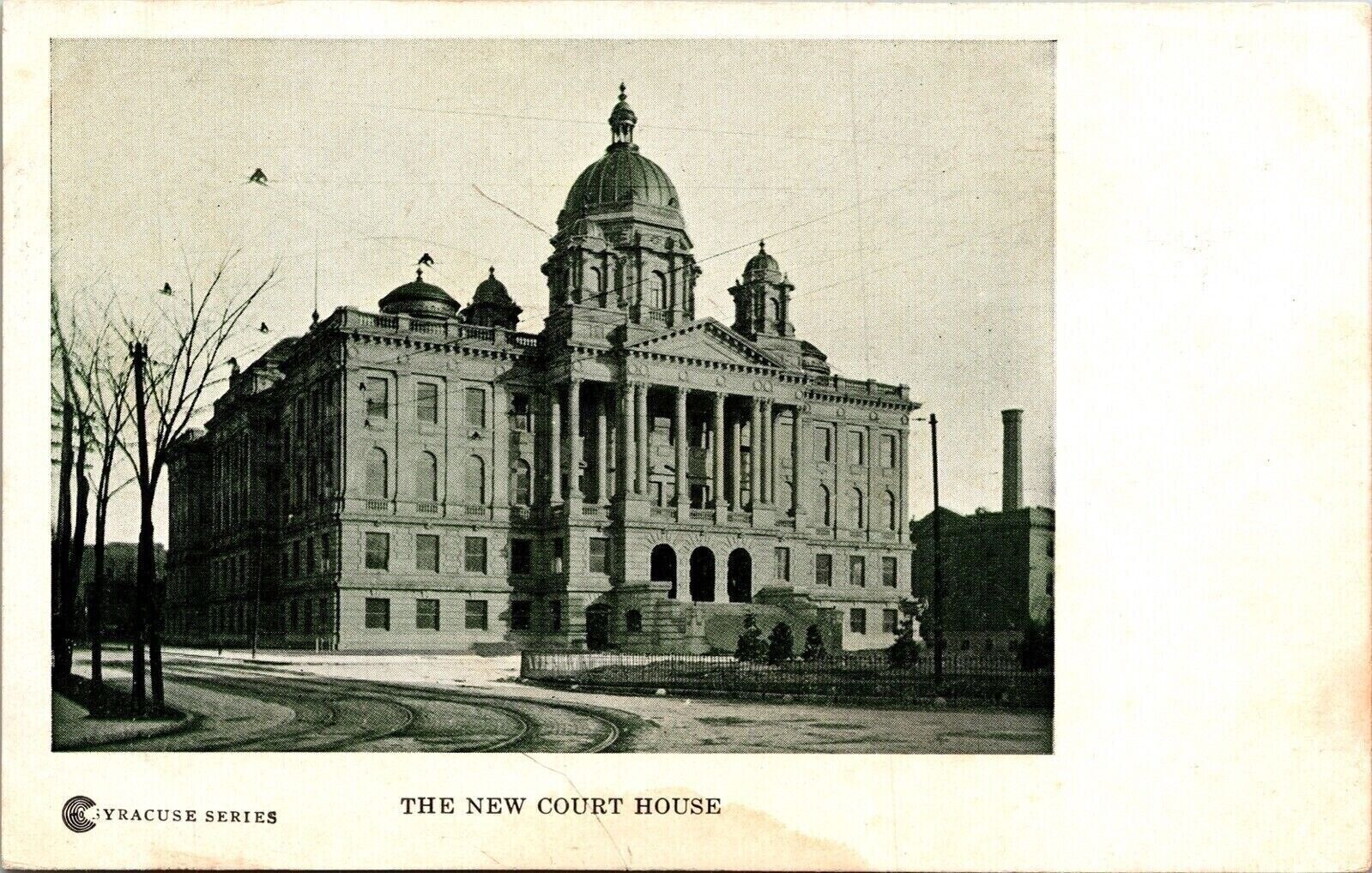 New Court House Antique Postcard UDB UNP Unused Syracuse Series