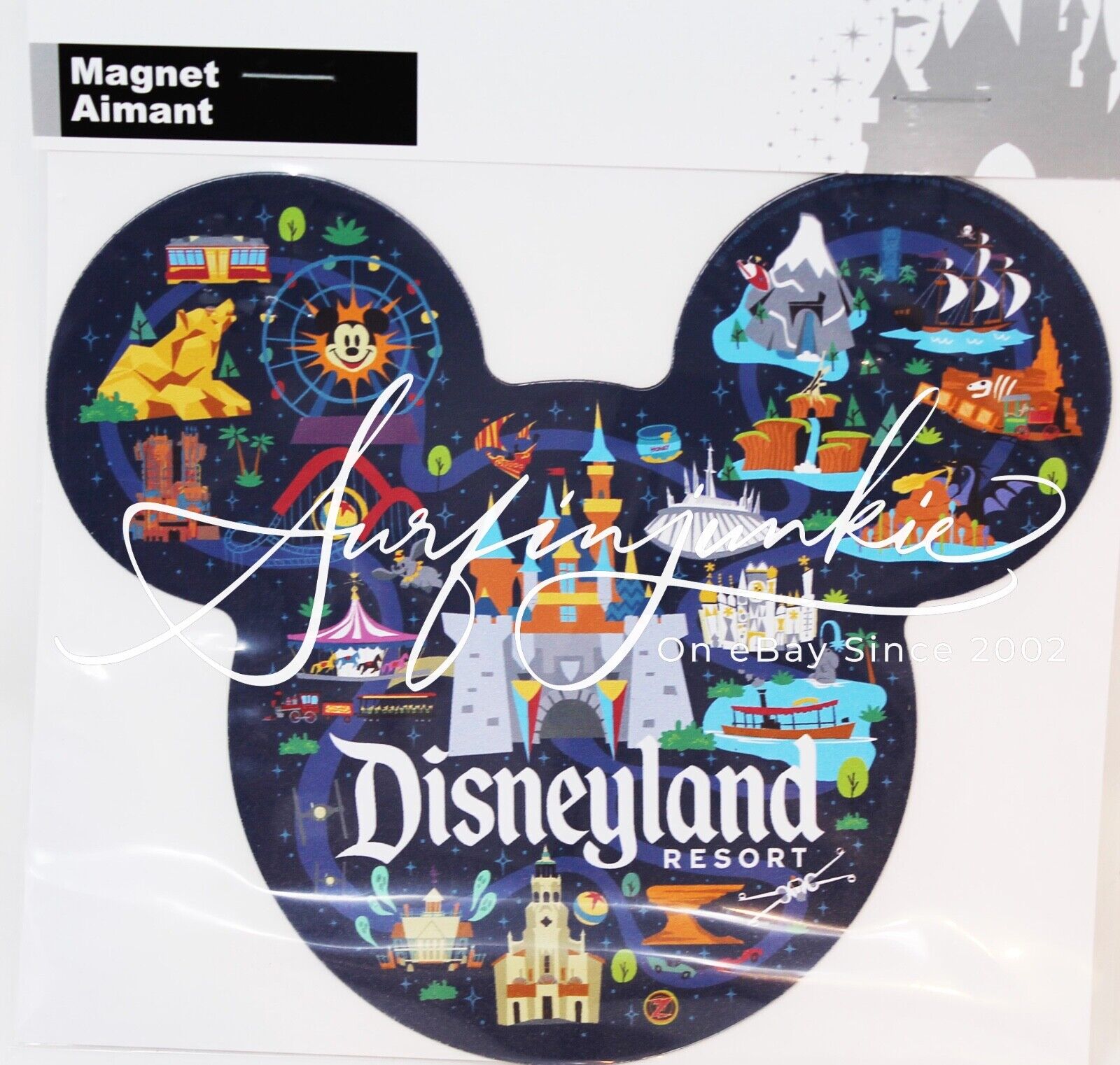Disneyland Resort Park Disney Parks Mickey Mouse Ears Magnet Car Refrigerator