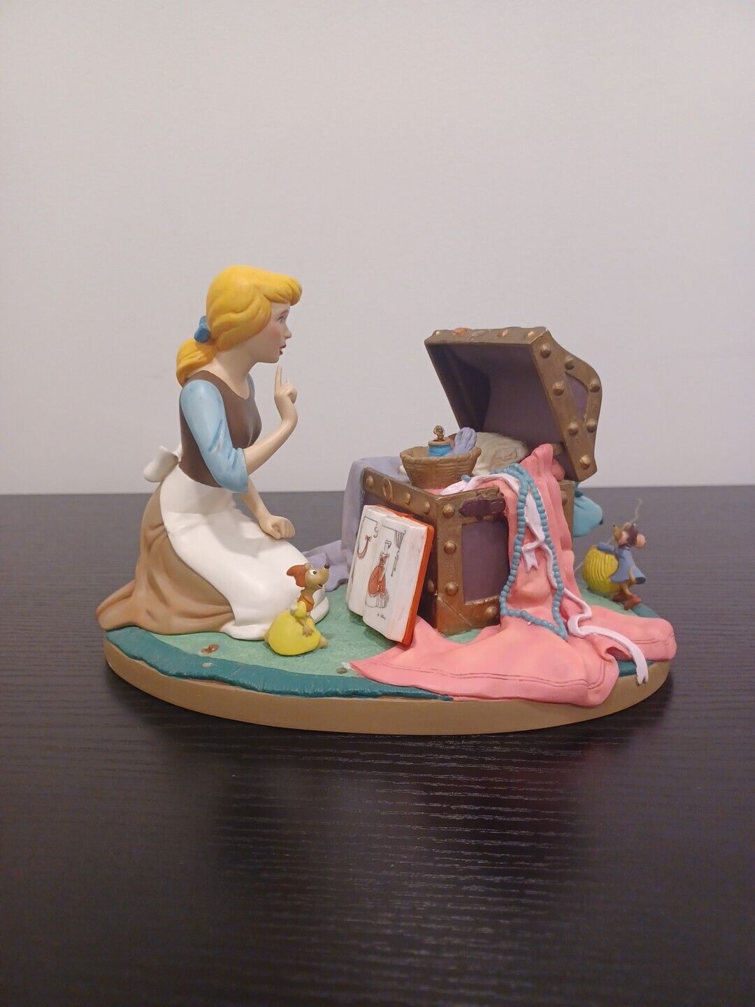 Disney Store 45th Anniversary Cinderella Musical Figurine(Read Description)