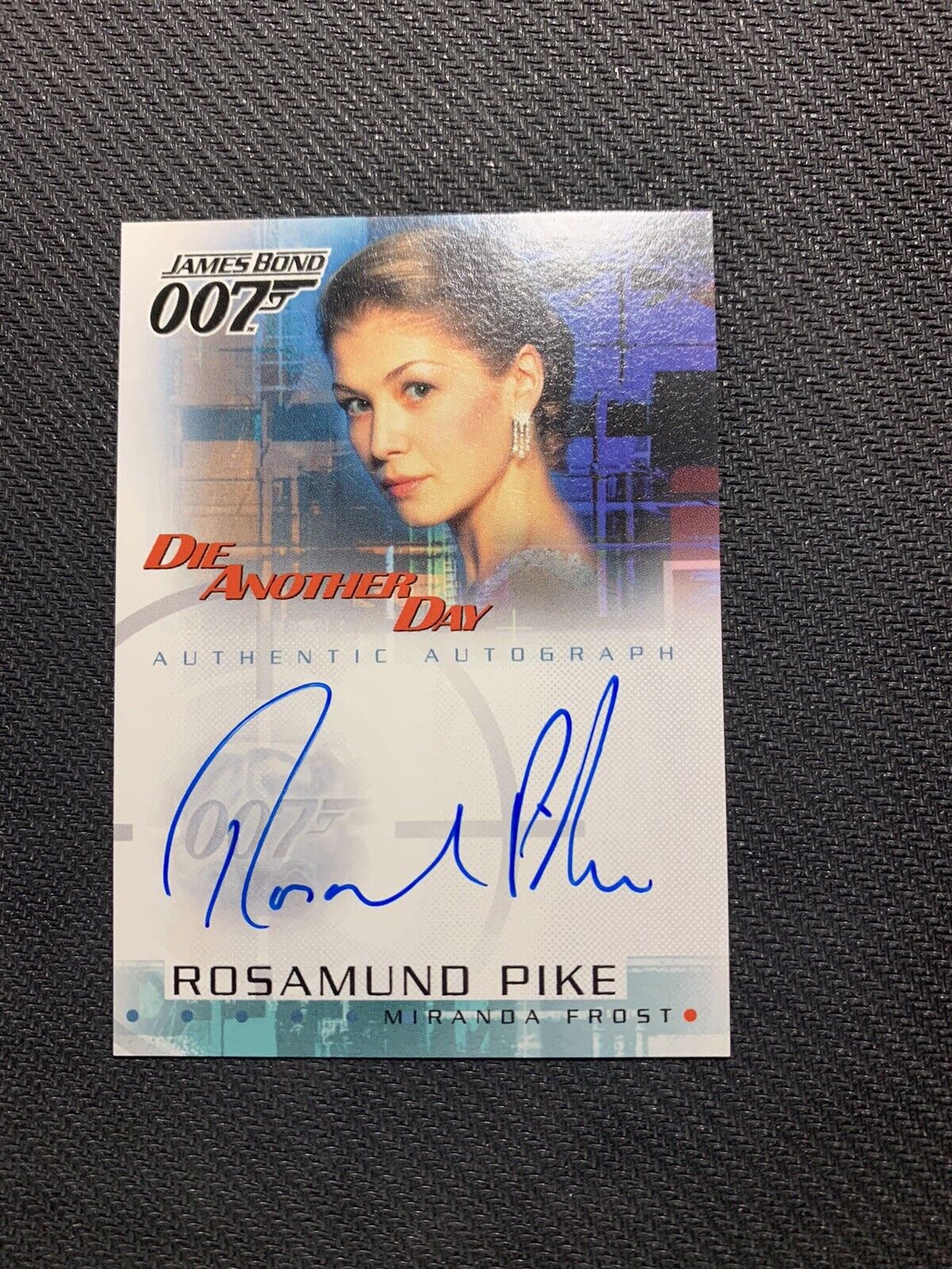 James Bond: Die Another Day 2002 Autograph Card A5 Rosamund Pike _ Miranda Frost