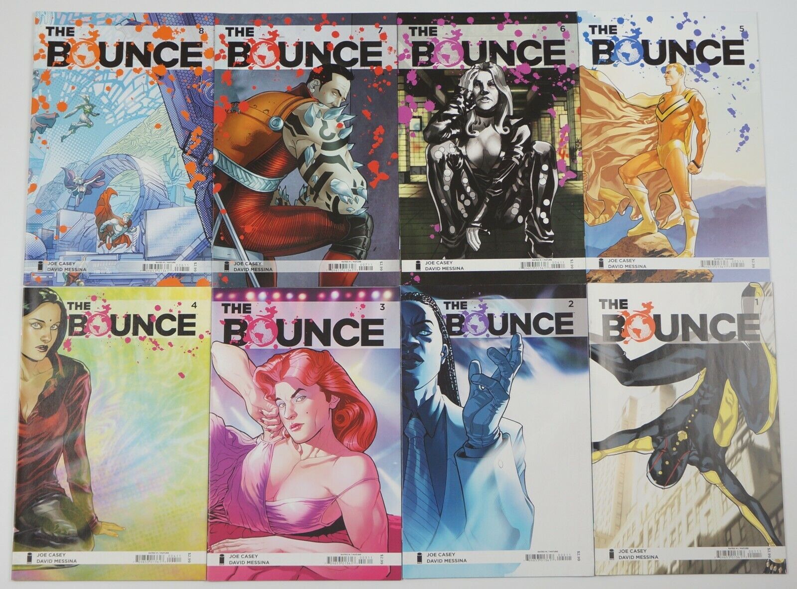 the Bounce #1-12 VF/NM complete series - Joe Casey - Image Comics hero set lot