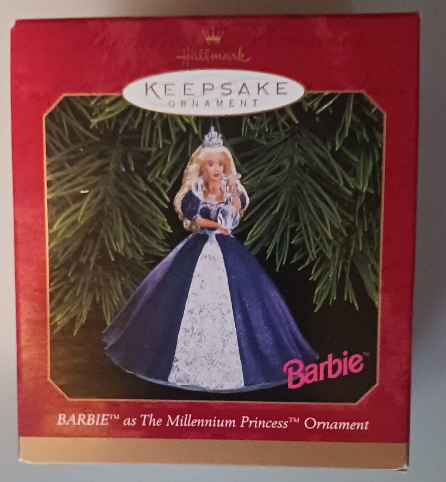 Hallmark Keepsake 1999 Barbie As The Millennium Princess Ornament Brand New