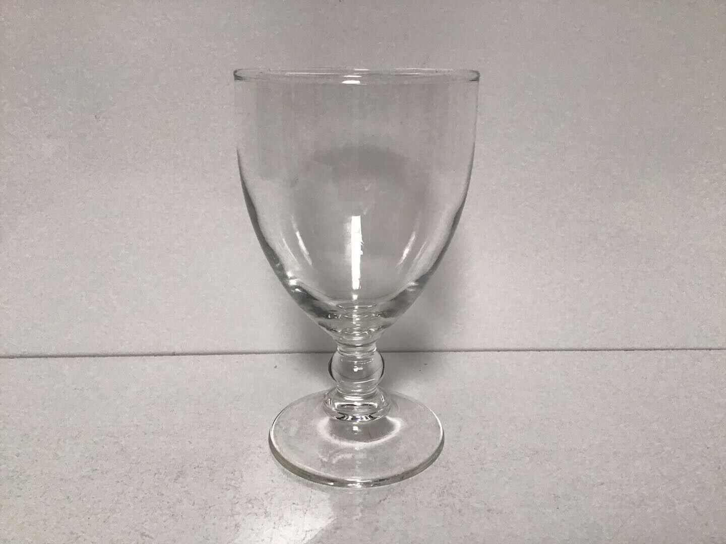 R80 Vintage Antique mid 20th Century Classic Crystal Clear Stemmed Wine Glass