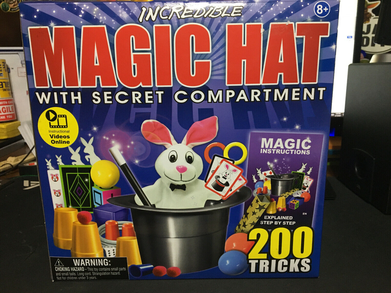 Hanky Panky Toys Incredible Magic Hat with Secret Compartment Includes Magic Hat