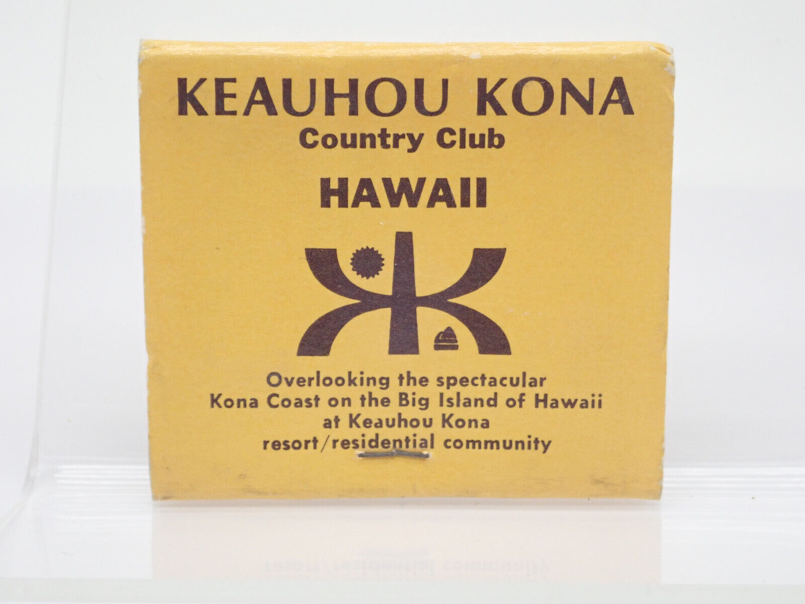 Keauhou Kona Country Club Hawaii Vintage Matchbook