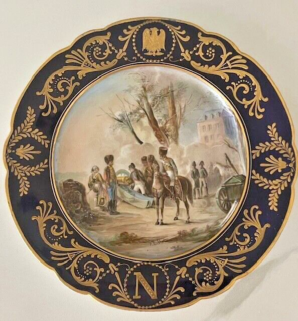 SEVRES Porcelain Napoleonic Plate \