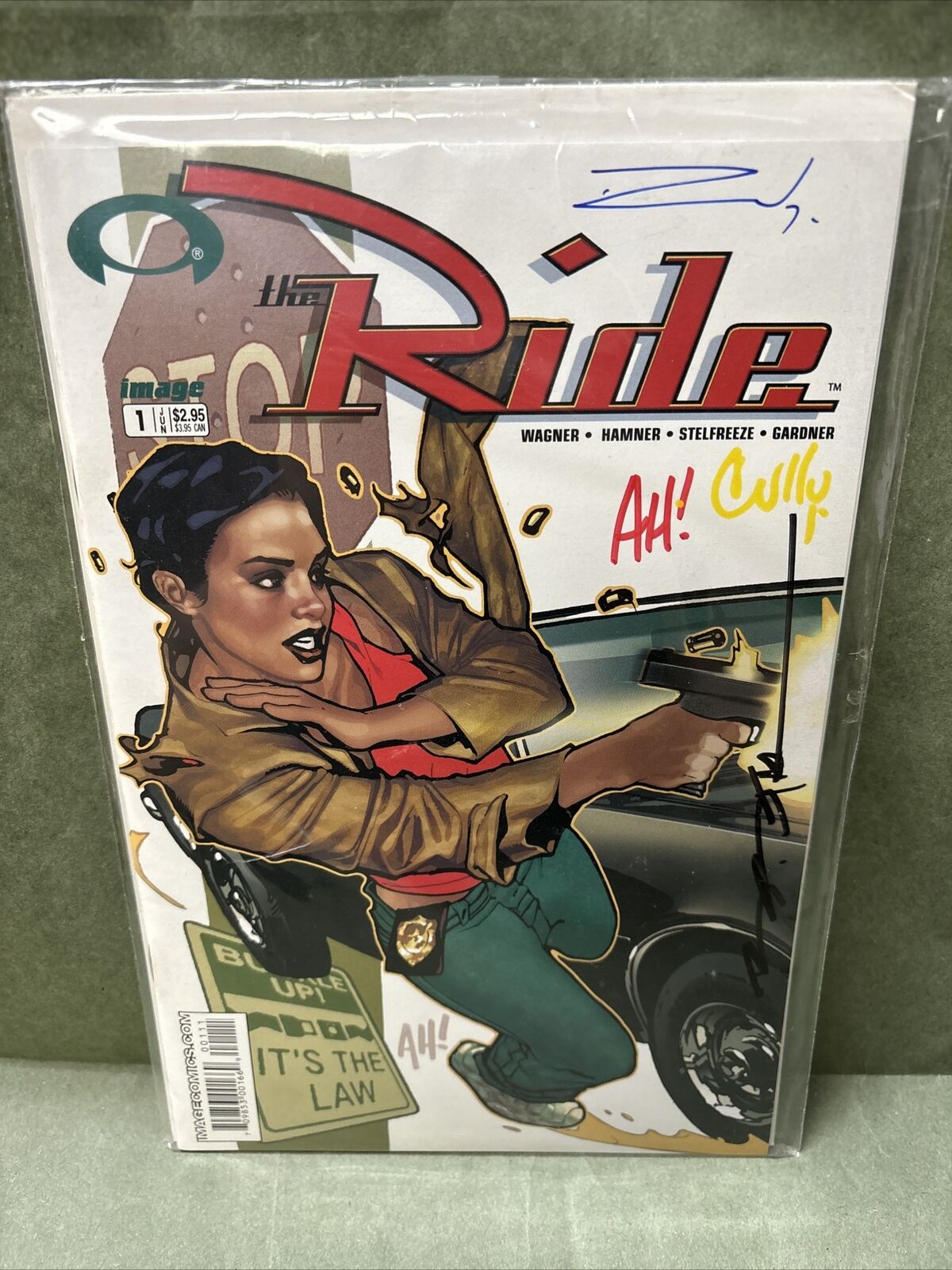The Ride #1 Signed by Adam Hughes, Doug Wagner, Cully Hammer, &Brian Stelfreeze