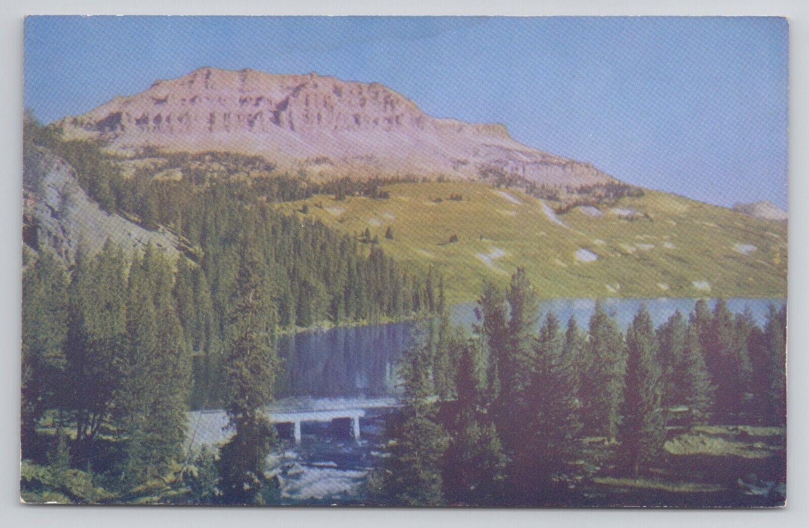 Postcard Bear Tooth Lake Montana
