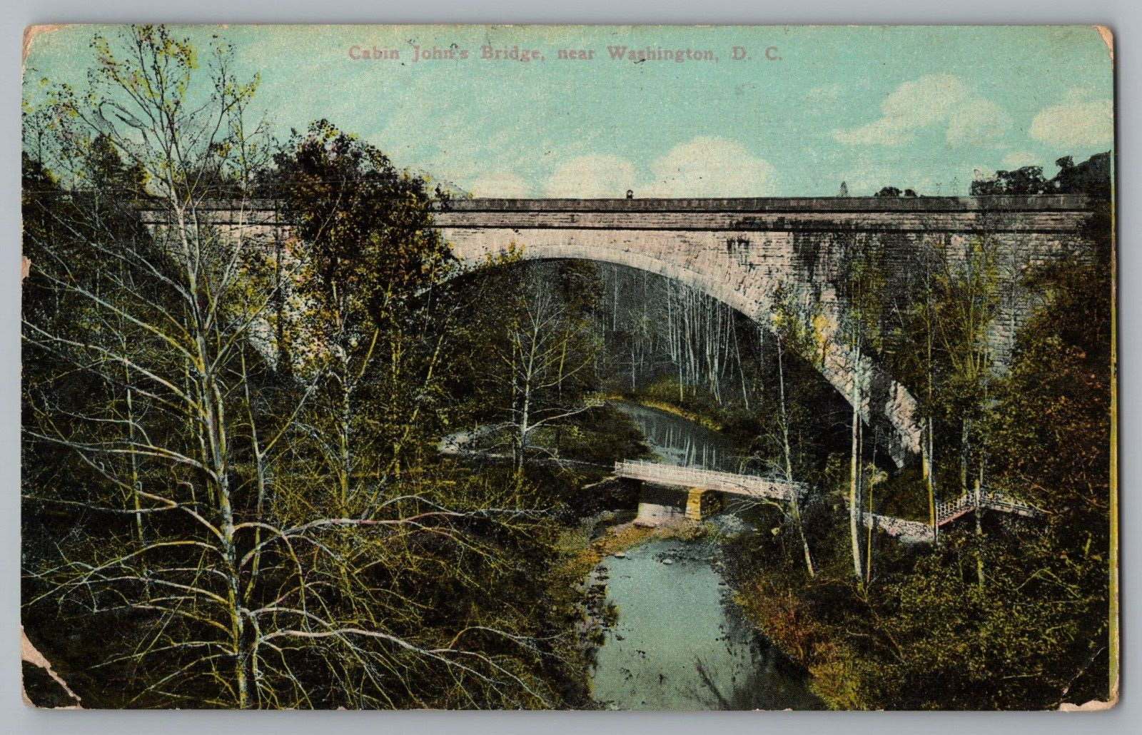 Postcard Cabin John's Bridge, Washington, D.C.