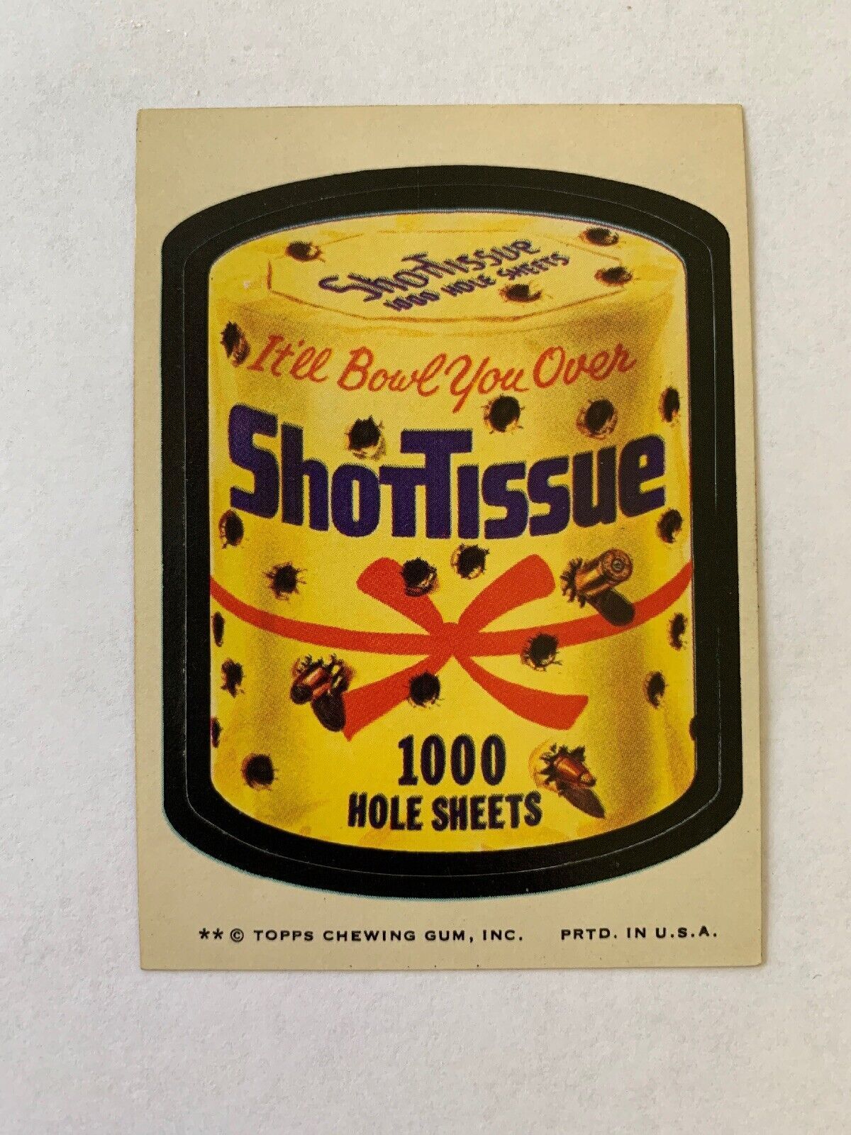 1974 TOPPS WACKY PACKAGES (SERIES 8) - SHOTTISSUE