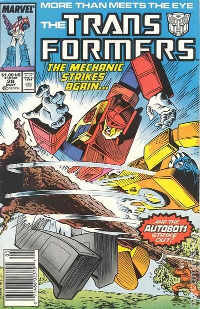 Transformers #28 FN 6.0 1987 Stock Image