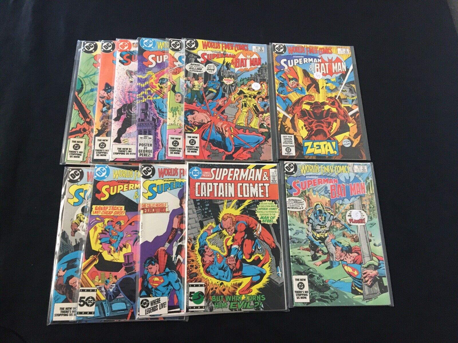 Superman 80’s Lot Of 12 Key Issues Vintage Rare Dc Comics Old Batman Bronze Age