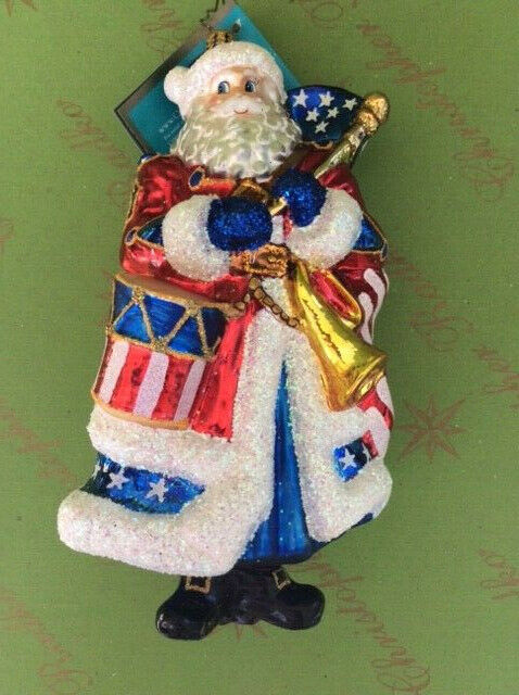 Christopher Radko Marching For Freedom Glass Ornament 