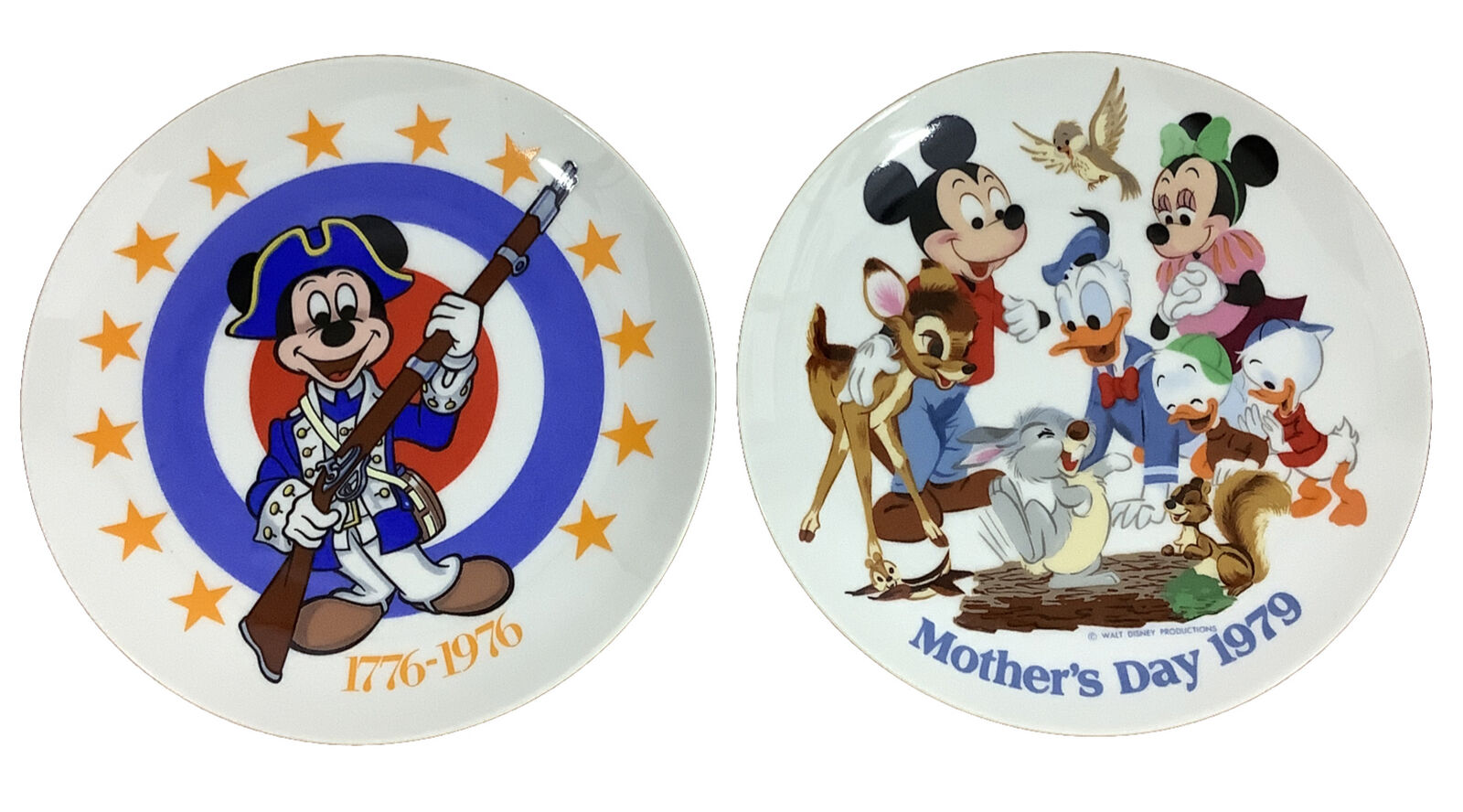 Disney Characters Mother\'s Day 1979 Ltd Edition Plate  Bicentennial Schmid Bros