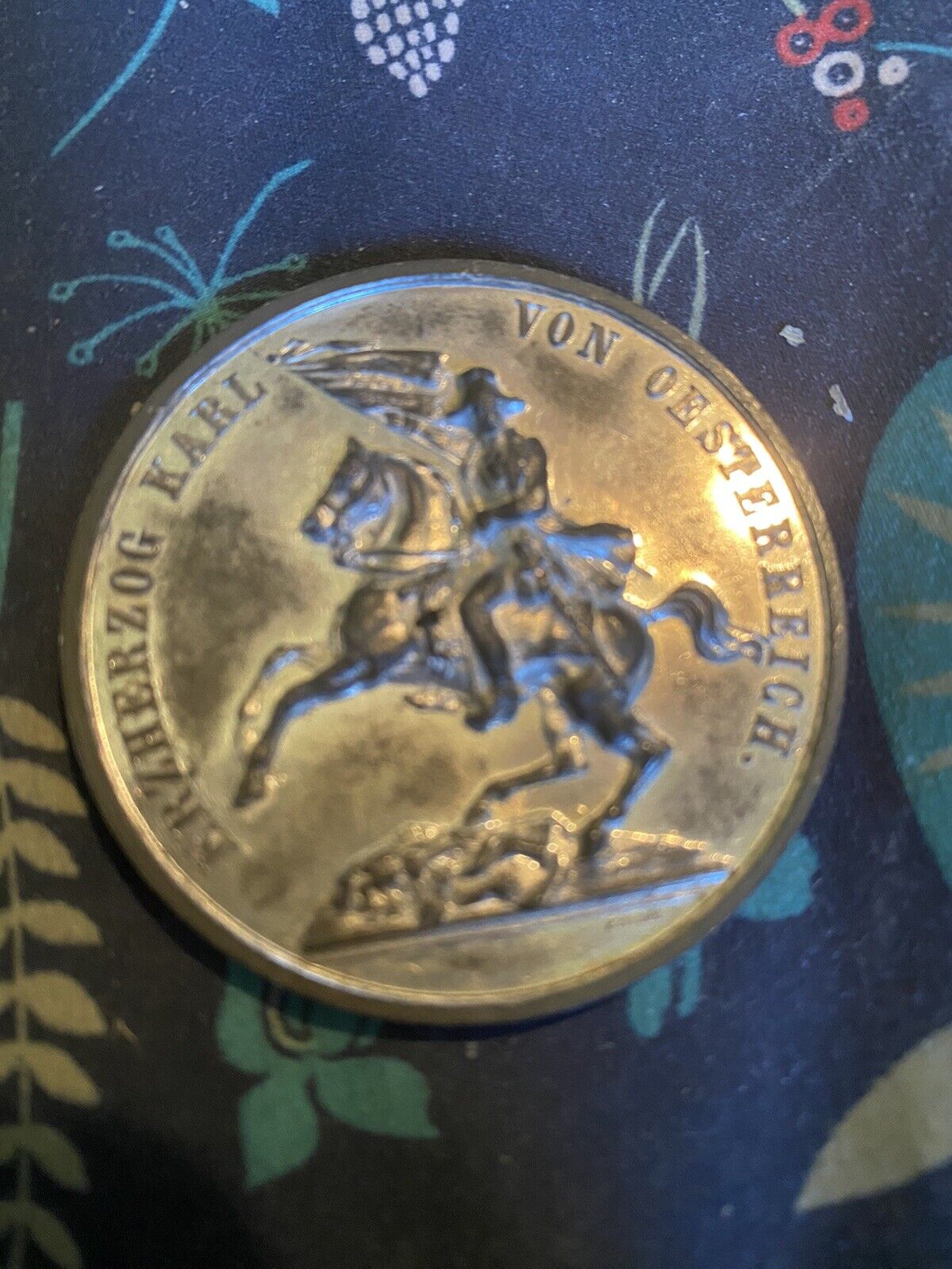 Original Austrian Kaiser Franz Joseph 1st Solid Silver Medal Excellent Condition
