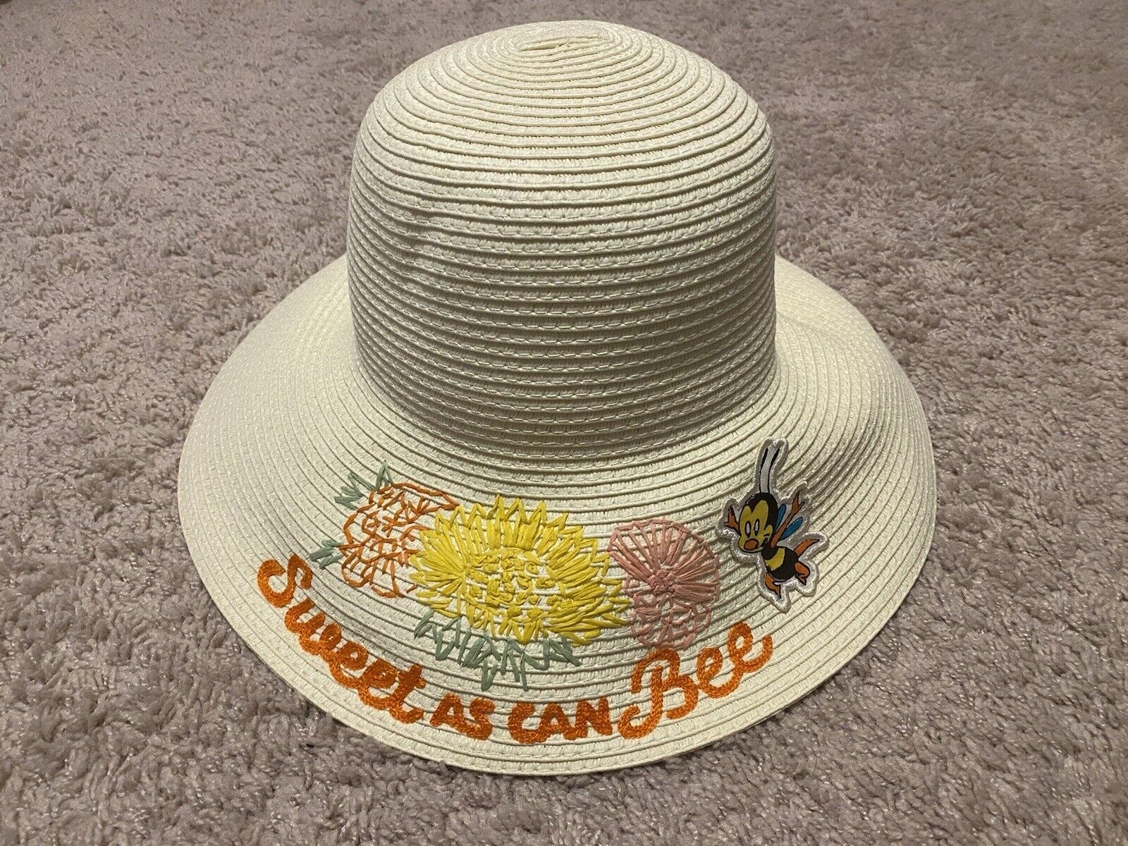 NWOT Disney Parks EPCOT Flower & Garden Festival 2020 Spike Bee Floppy Sun Hat